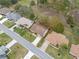 Aerial view showing home's location in the neighborhood at 26913 Racquet Cir, Leesburg, FL 34748