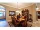 Formal dining room with a wood table and matching chairs at 3257 Triton Ct, The Villages, FL 32163