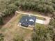 House and property overview from above at 3493 Edwards Road, Lady Lake, FL 32159