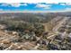 Scenic aerial view of a residential area with lush greenery, showcasing a community near a serene lake at 35808 Rose Moss Ave, Leesburg, FL 34788