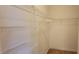 Organized closet featuring adjustable shelving and ample storage space for clothes and personal items at 3621 Amelia Ave, The Villages, FL 32162