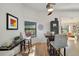 Bright dining area with table and chairs near kitchen at 586 Juniper Way, Tavares, FL 32778