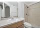 Clean bathroom with shower/tub combo and vanity at 7872 Niagara Falls Ct, Orlando, FL 32825