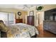 Spacious main bedroom with hardwood floors and ample closet space at 848 Folsum Pl, The Villages, FL 32162