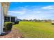 Expansive backyard featuring lush green grass, mature trees, and a private outdoor space at 17664 Se 105Th Terrace, Summerfield, FL 34491