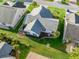 Aerial view highlighting backyard and surrounding landscape at 2005 Palo Alto Ave, The Villages, FL 32159