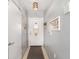 Interior entryway with gray walls and white door at 2555 Sw 154Th Place Rd, Ocala, FL 34473