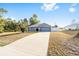 Gray house with a two-car garage and a long driveway at 2555 Sw 154Th Place Rd, Ocala, FL 34473