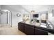 Spacious living room with sectional sofa and large TV at 2555 Sw 154Th Place Rd, Ocala, FL 34473