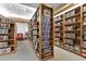 Well-stocked community library with books and DVDs at 27039 Racquet Cir, Leesburg, FL 34748