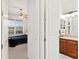 Guest bedroom with private access to bathroom at 6342 Sanders Grove Cir, Okahumpka, FL 34762