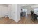 Bathroom with shower and view into living area at 6764 Mary Loop, The Villages, FL 34762