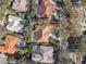 Aerial view of home with pool and surrounding houses at 1286 Prince Ct, Lake Mary, FL 32746