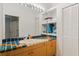 Bathroom with colorful tile and built-in shelving at 1286 Prince Ct, Lake Mary, FL 32746