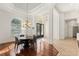 Elegant dining room with hardwood floors and a chandelier at 1286 Prince Ct, Lake Mary, FL 32746