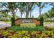 Brick Heathrow community entrance sign with landscaping at 1286 Prince Ct, Lake Mary, FL 32746