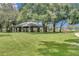 Park gazebo with picnic tables and benches at 1286 Prince Ct, Lake Mary, FL 32746