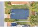 Aerial view of a house and surrounding landscape at 16792 Meadows St, Clermont, FL 34714