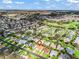 Scenic aerial shot of the neighborhood highlighting a home's location at 17412 Se 76Th Flintlock Ter, The Villages, FL 32162