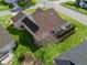 Aerial view of house showcasing roofline, landscaping and location at 17880 Se 86Th Oak Leaf Ter, The Villages, FL 32162