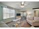 Living area featuring access to the screened porch at 2001 Cristo Rd, Lady Lake, FL 32159