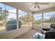 Sunroom with ample natural light and relaxing seating at 2001 Cristo Rd, Lady Lake, FL 32159