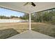 View of backyard from covered patio at 51 Aspen Rd, Ocala, FL 34480