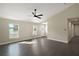 Bright living room with hardwood floors and vaulted ceilings at 51 Aspen Rd, Ocala, FL 34480