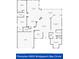 Detailed floorplan showcasing the layout of the house, including the location of the bedrooms, bathrooms, and living spaces at 8920 Bridgeport Bay Cir, Mount Dora, FL 32757