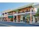 Charming downtown street featuring local shops and cafes with outdoor seating at 8920 Bridgeport Bay Cir, Mount Dora, FL 32757