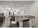 Kitchen with granite counters, stainless steel appliances, and island at 8988 Silver Pl, Kissimmee, FL 34747