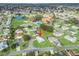 Aerial view showing house location and neighborhood amenities at 9897 Se 178Th Pl, Summerfield, FL 34491