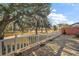 Peaceful patio with golf course view, and brick pavers at 1504 Aalto Pl, The Villages, FL 32159