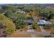 Aerial view of house and surrounding area at 1625 Virginia Dr, Clermont, FL 34711