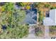 Aerial view of the house and surrounding landscape at 1625 Virginia Dr, Clermont, FL 34711