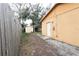 Backyard view showing storage shed and fenced yard at 1906 Nancy Ann Ter, Ocoee, FL 34761