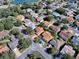 Large aerial view of house and neighborhood at 2371 Wilson Way, The Villages, FL 32162