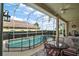 Spacious pool area with screened enclosure at 2420 Prairie Dunes, Clermont, FL 34711