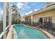 Private screened-in pool and patio at 2420 Prairie Dunes, Clermont, FL 34711