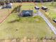 Aerial view of property showing home and large lot at 37146 Calhoun Rd, Eustis, FL 32736