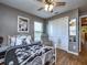 Bright bedroom with a double bed and large closet at 37146 Calhoun Rd, Eustis, FL 32736