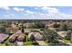 Aerial view of houses and neighborhood at 526 Kingston Way, The Villages, FL 32162