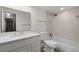 Bathroom with a shower/tub combo and vanity at 548 Cascade Cir # 100, Casselberry, FL 32707