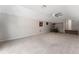 Spacious bonus room with drum set and ceiling fan at 3463 Creek Run Ln, Eustis, FL 32736