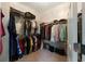 Large walk-in closet with ample shelving and hanging space at 3463 Creek Run Ln, Eustis, FL 32736