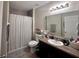 Bathroom with shower, toilet and vanity at 4813 Waters Gate Dr, Tavares, FL 32778