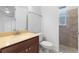 Clean bathroom with shower, toilet and vanity at 5312 Meadow Hill Loop, Lady Lake, FL 32159