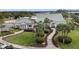 Aerial view of shuffleboard, tennis and pool at 12163 Se 176Th Loop, Summerfield, FL 34491