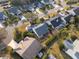 Aerial view showcasing home's location in a residential neighborhood at 1307 Lopez Ln, The Villages, FL 32159