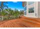 Multi-level deck offering expansive water views and backyard access at 2450 Topping Pl, Eustis, FL 32726